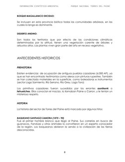 IINNFFOORRMMAACCIIÓÓNN CCIIEENNTTÍÍFFIICCOO--AAMMBBIIEENNTTAALL
PPAARRQQUUEE NNAACCIIOONNAALL TTOORRRREESS DDEELL PPAAIINNEE