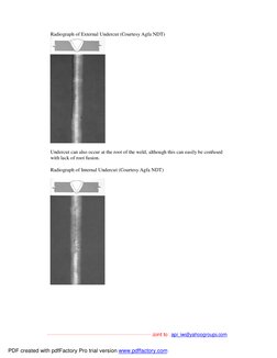 Undercut Radiograph Radiographic Interpretation of Welds | PDF | Computers