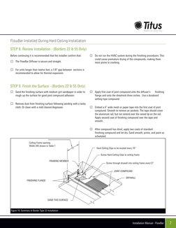 Titus Flowbar Install | PDF | Drywall | Duct (Flow)