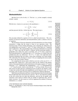 42
Chapter 2.
Solution of Linear Algebraic Equations
Sample page from NUMERICAL RECIPES IN C: THE ART OF SCIENTIFIC COMPUTING