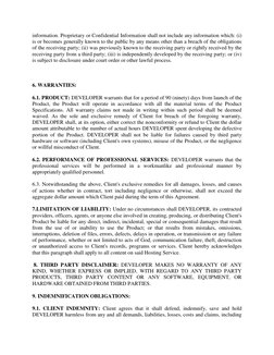 information. Proprietary or Confidential Information shall not include any information which: (i) 
is or becomes generally kn