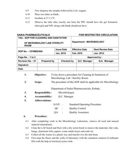 6.9
Now dispense the samples followed by LAL reagent.
6.10
Place two tubes as blank.
6.11
Incubate at 37 ± 1°C.
6.12
Observe