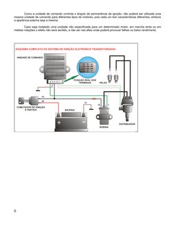 Como a unidade de comando controla o ângulo de permanência da ignição, não poderá ser utilizada uma 
mesma unidade de comando