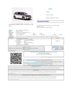 Factura 
SERIE: 
FOLIO: 44490 
FECHA: 26/3/2014 14:06:10 
Documento Válido