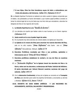 15. A sus hijos, Dios los hizo herederos suyos de todo y coherederos con 
Cristo del planeta y del Universo. Salmo 24:1, Roma