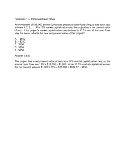 NPV Practice Questions and Solutions | PDF | Net Present Value ...