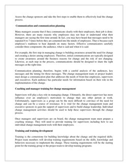 Change Management Notes | PDF | Change Management | Leadership