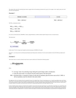 The constant (308) is derived by transferring linear motion to angular motion, and considering acceleration due to gravity. I