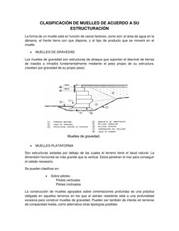 Muelle Partes Tipos y características de muelles marítimos | PDF | Muelle | Fundación ...