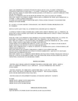 AQUI  LOS  ENEMIGOS  LE ECHAN IYE DE EYO (MAJA) EN SU CASA. CUANDO  USTED ESTA 
CONTENTO TODO ESTA O ANDA MAL  Y  CUANDO   US