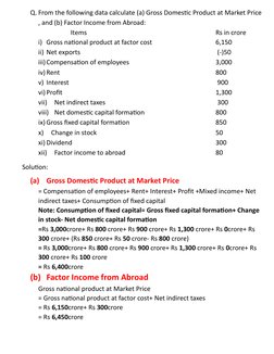 National Income Formulas and Problems | PDF | Gross Domestic Product ...