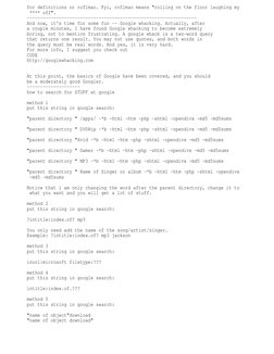 for definitions or roflmao. Fyi, roflmao means "rolling on the floor laughing my
 **** off". 
-------------------------------