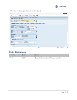PM Maintenance Order Manual Guide | PDF