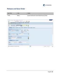 PM Maintenance Order Manual Guide | PDF
