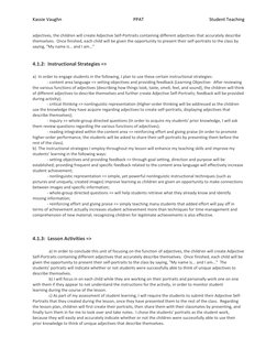 Kassie Vaughn 
PPAT 
Student Teaching 
 
adjectives, the children will create Adjective Self-Portraits containing different a