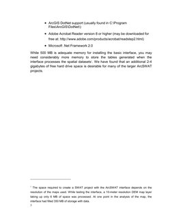 5 
• ArcGIS DotNet support (usually found in C:\Program 
Files\ArcGIS\DotNet\) 
• Adobe Acrobat Reader version 8 or higher (m