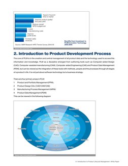 6  
  White Paper
|
|
Introduction to Product Lifecycle Management
2. Introduction to Product Development Process
The core of
