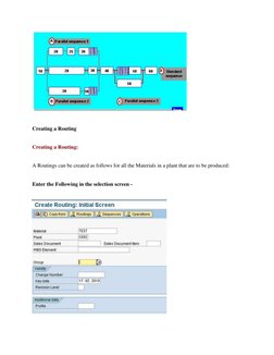 SAP Routing Configuration Guide | PDF | Formula | Scheduling ...