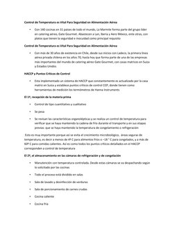 Control de Temperatura es Vital Para Seguridad en Alimentación Aérea 
• 
Con 140 cocinas en 31 países de todo el mundo, La Ma