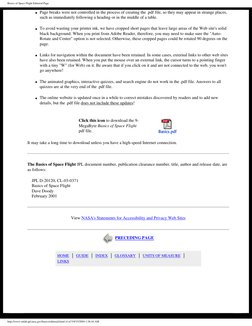 (http://www2.jpl.nasa.gov/basics/index.html)Basics of Space Flight Editorial Page
G     Page breaks were not controlled in t