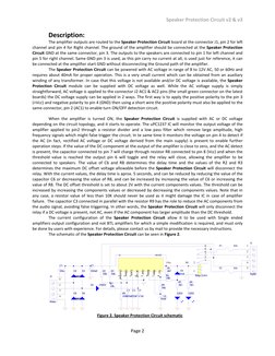 Speaker Protection Circuit Overview | PDF | Amplifier | Loudspeaker