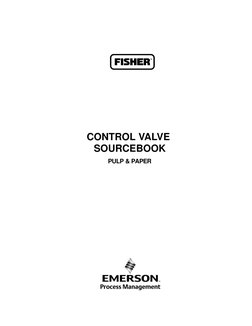 CONTROL VALVE 
SOURCEBOOK
PULP & PAPER
