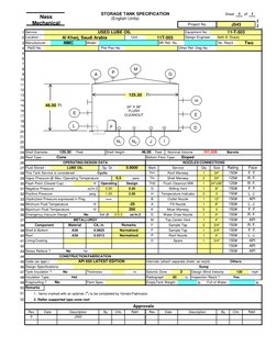 Spec Tank Api 650 API 650 Storage Tank Design Specs | PDF