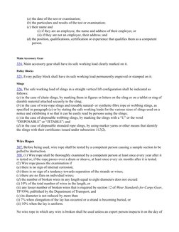 (a) the date of the test or examination;
(b) the particulars and results of the test or examination;
(c) their name and
(i) i