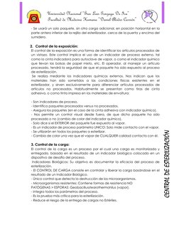 Universidad Nacional “San Luis Gonzaga De Ica” 
Facultad de Medicina Humana “Daniel Alcides Carrión” 
 
CENTRAL DE ESTERILI
