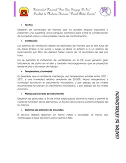 Universidad Nacional “San Luis Gonzaga De Ica” 
Facultad de Medicina Humana “Daniel Alcides Carrión” 
 
CENTRAL DE ESTERILI