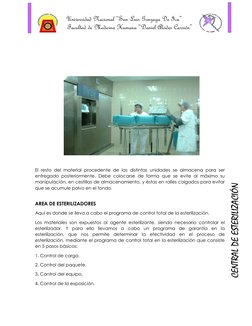 Universidad Nacional “San Luis Gonzaga De Ica” 
Facultad de Medicina Humana “Daniel Alcides Carrión” 
 
CENTRAL DE ESTERILI