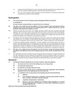 10
(c) 
compensation from third parties for items of property, plant and equipment that were impaired, lost or 
given up is i