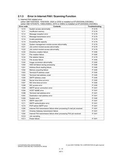 Toshiba Digital Copiers Error Codes | PDF | File Transfer Protocol ...