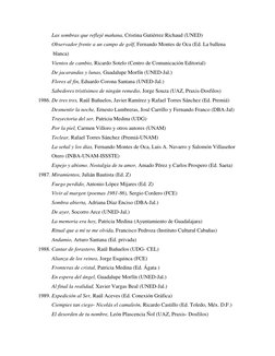 Las sombras que reflejé mañana, Cristina Gutiérrez Richaud (UNED) 
          Observador frente a un campo de golf,