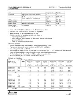 CEMENT PROCESS ENGINEERING
SECTION 6 – PYROPROCESSING
VADE-MECUM
6.6
Rev. 2002
Zone
Target (wet)
Dry kiln
Radiation
zone leng
