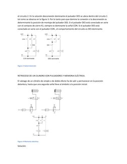 el circuito 2. En la solución desconexión dominante el pulsador DES se ubica dentro del circuito 1 
tal como se observa en la
