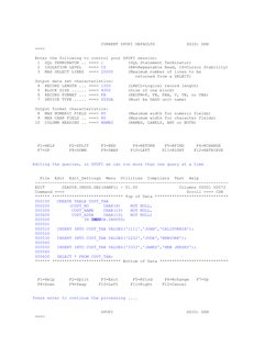 SPUFI Tutorial for DB2 on Mainframe | PDF | Sql | Data Management