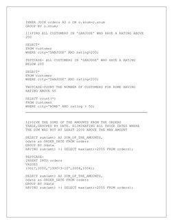 SQL Queries for Customer and Sales Data | PDF | Sales | Data Management ...