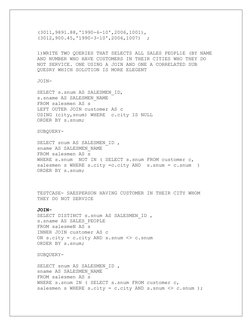 SQL Queries for Customer and Sales Data | PDF | Sales | Data Management ...
