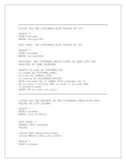 SQL Queries for Customer and Sales Data | PDF | Sales | Data Management ...