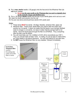 reconstitute igf-1 lr3 with acetic acid IGF-1 LR3 Injection and Reconstitution Guide | PDF | Injection (Medicine)