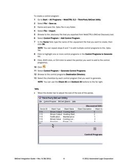 BACnet Integration Guide • Rev. 9/28/2011 
4 
© 2011 Automated Logic Corporation 
 
To create a control program: 
1 
Go to