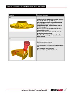 Mastercam 5-Axis Multiaxis Training | PDF | Machine Tool | Icon (Computing)