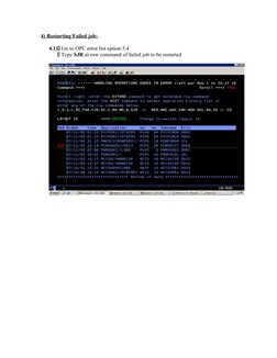OPC Job Management Procedures | PDF | Command Line Interface | Computer ...