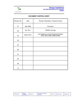 ADSSC Standard Drawings Guidelines | PDF | Sanitary Sewer | Waste ...