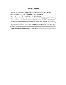 NEFT Message Formats Overview | PDF | Corporations | Financial Services