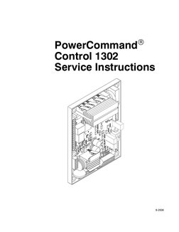 PCC1302 Service Instructions | PDF | Menu | Menu (Computing)