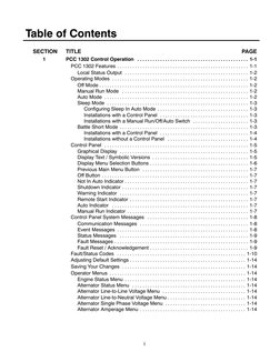 PCC1302 Operator Instructions | PDF | Menu (Computing) | Alternating ...