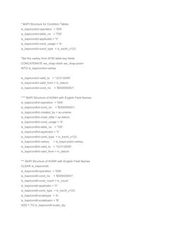 Creating SAP Pricing Conditions BAPI | PDF | Computer Architecture ...