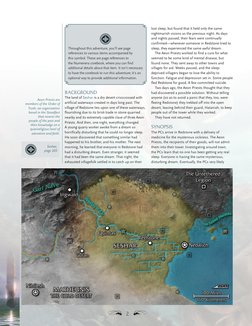 2
Throughout this adventure, you’ll see page 
references to various items accompanied by 
this symbol. These are page referen